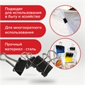 Зажимы для бумаг BRAUBERG, КОМПЛЕКТ 12 шт., 15 мм, на 45 листов, черные, картонная коробка, 223969 223969