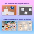 Силовые кнопки-гвоздики BRAUBERG PASTEL, пастельные цвета, 30 штук, 12 мм, 272756 272756