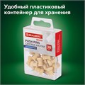 Силовые кнопки-гвоздики BRAUBERG WOOD, деревянные, 30 штук, 10 мм, 272759 272759