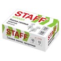 Силовые кнопки-гвоздики прозрачные STAFF 50 штук, в картонной коробке, 227804 227804