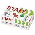 Силовые кнопки-гвоздики цветные STAFF 50 штук, в картонной коробке, 224770 224770