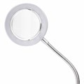 Лупа настольная на прищепке с LED-ПОДСВЕТКОЙ, диаметр 75 мм, увеличение 3, BRAUBERG, 455931 455931