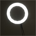 Лупа настольная на прищепке с LED-ПОДСВЕТКОЙ, диаметр 75 мм, увеличение 3, BRAUBERG, 455931 455931