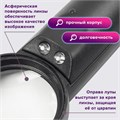 Лупа просмотровая BRAUBERG, С ПОДСВЕТКОЙ, диаметр 50 мм, увеличение 5, корпус черный, 454128 454128