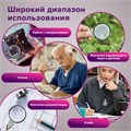 Лупа просмотровая нашейная STAFF, 4-х кратное увеличение, на шнурке, диаметр 50 мм, 455432 455432