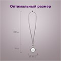Лупа просмотровая нашейная STAFF, 4-х кратное увеличение, на шнурке, диаметр 50 мм, 455432 455432