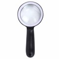 Лупа просмотровая с LED-ПОДСВЕТКОЙ, диаметр 90 мм, увеличение 10, корпус черный, BRAUBERG, 455928 455928