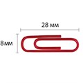 Скрепки BRAUBERG, 28 мм, цветные, 100 шт., в картонной коробке, Россия, 220555 220555