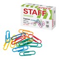 Скрепки STAFF "Manager", 28 мм, цветные, 100 шт., в картонной коробке, 226821 226821