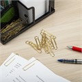 Скрепки большие 50 мм, BRAUBERG, золотистые, 50 шт., в картонной коробке, 270447 270447