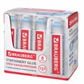 Клей канцелярский BRAUBERG, 125 мл, с силиконовым аппликатором, 228403 228403