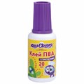 Клей ПВА с кисточкой, 20 г, ЮНЛАНДИЯ, 228420 228420