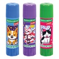 Клей-карандаш "Anime" 9 г, ВЫГОДНАЯ УПАКОВКА, BRAUBERG KIDS, 3 штуки на блистере, 272471 272471