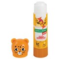 Клей-карандаш "Зверята: панда, слон, леопард", 9 г, фигурный колпачок, BRAUBERG KIDS, 271139 271139