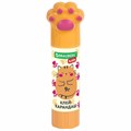 Клей-карандаш "Лапки" Cat Paw, 9 г, фигурный колпачок, 3 шт. на блистере, BRAUBERG KIDS, 271982 271982