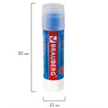 Клей-карандаш BRAUBERG "COLOR Crystal", 15 г, прозрачный, ассорти, 227969, PVP 227969
