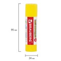Клей-карандаш BRAUBERG "Смайлики", 15 г, 224338 224338
