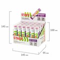 Клей-карандаш STAFF EVERYDAY, 16 г, обесцвечивающийся после высыхания, 226620 226620