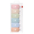 Корректирующая лента BRAUBERG COMPACT PASTEL, 5 мм х 6 м, КОМПЛЕКТ 6 штук, пенал с zip-lock, 272496 272496