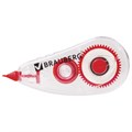 Корректирующая лента BRAUBERG RED POWER, 5 мм х 6 м, корпус прозрачный, механизм перемотки, европодвес, 220641 220641