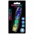 Корректирующая лента двусторонняя 5 мм x 10 м, BRAUBERG "Grade", ассорти, 271941 271941