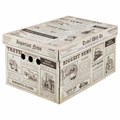 Короб для хранения из плотного микрогофрокартона 330х250х185 мм, КОМПЛЕКТ 4 шт., BRAUBERG HOME "Газета", 271814 271814
