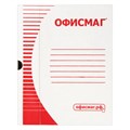 Короб архивный с клапаном А4 (260х325 мм), 150 мм, до 1400 листов, плотный, микрогофрокартон, БЕЛЫЙ, ОФИСМАГ, 123018 123018