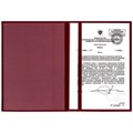Папка адресная бархат бордовый, "Виньетка", формат А4, STAFF, 124294 124294