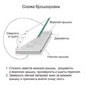 Папка архивная для переплета А4 (310х215 мм), 100 мм, без клапанов, переплетный картон/бумвинил 126519