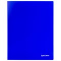 Папка на 2 кольцах BRAUBERG "Neon", 25 мм, внутренний карман, неоновая, синяя, до 170 листов, 0,7 мм, 227459 227459