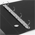 Папка на 4 кольцах BRAUBERG "Стандарт", 40 мм, черная, до 300 листов, 0,9 мм, 221620 221620