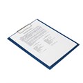 Доска-планшет STAFF с прижимом А4 (315х235 мм), пластик, 1 мм, синяя, 229222 229222