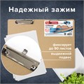 Доска-планшет БОЛЬШОГО ФОРМАТА (440х320 мм), А3, BRAUBERG "Eco" с двумя прижимами, МДФ, 3 мм, 232227 232227