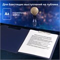 Папка-планшет BRAUBERG "Contract", А4 (315х230 мм), с прижимом и крышкой, пластиковая, синяя, сверхпрочная, 1,5 мм, 223488 223488