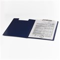 Папка-планшет BRAUBERG "Contract", А4 (315х230 мм), с прижимом и крышкой, пластиковая, синяя, сверхпрочная, 1,5 мм, 223488 223488