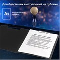 Папка-планшет BRAUBERG "Contract", А4 (315х230 мм), с прижимом и крышкой, пластиковая, черная, сверхпрочная, 1,5 мм, 223489 223489