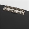 Папка-планшет BRAUBERG "Contract", А4 (315х230 мм), с прижимом и крышкой, пластиковая, черная, сверхпрочная, 1,5 мм, 223489 223489