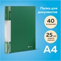 Папка 40 вкладышей BRAUBERG стандарт, зеленая, 0,7 мм, 221601 221601