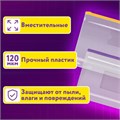 Папка-конверт на молнии, КОМПЛЕКТ 6 штук (А4 – 2 штуки, А5 – 4 штуки), ассорти, ЮНЛАНДИЯ, 229552 229552