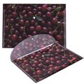 Папка-конверт с кнопкой BRAUBERG "CHERRY", А4, 160 мкм, до 100 листов, цветная печать, 228037 228037