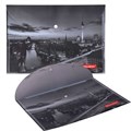 Папка-конверт с кнопкой BRAUBERG "NIGHT CITY", А4, 160 мкм, цветная печать, 228033 228033