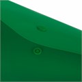 Папка-конверт с кнопкой BRAUBERG "SUPER", А4, матовая непрозрачная, зеленая, ПРОЧНАЯ 0,2 мм, 272877 272877