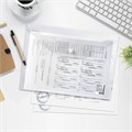 Папка-конверт с кнопкой STAFF, А4, до 100 листов, прозрачная, 0,15 мм, 270467 270467