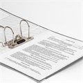 Папка-регистратор BRAUBERG с покрытием из ПВХ, 80 мм, с уголком, серая (удвоенный срок службы), 227190 227190