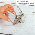 Папка-регистратор STAFF "Profit" с мраморным покрытием, 75 мм, с уголком, черная, СЪЕМНЫЙ МЕХАНИЗМ, 272009 272009