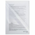Папка-уголок плотная BRAUBERG SUPER, 0,18 мм, прозрачная, 270478 270478
