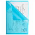 Папка-уголок плотная BRAUBERG SUPER, 0,18 мм, синяя, 270479 270479