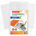 Папки-файлы перфорированные А4 BRAUBERG "EXTRA 900", КОМПЛЕКТ 50 шт., гладкие, ПЛОТНЫЕ, 90 мкм, 229670 229670