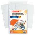 Папки-файлы перфорированные А4 BRAUBERG "EXTRA 900", КОМПЛЕКТ 50 шт., матовые, ПЛОТНЫЕ, 90 мкм, 229669 229669