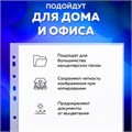 Папки-файлы перфорированные БОЛЬШОЙ ВМЕСТИМОСТИ до 250 листов, A4, КОМПЛЕКТ 5 шт., 180 мкм, BRAUBERG, 224315 224315